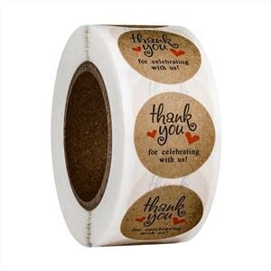 Labeli Papur Kraft Brown Gludiog